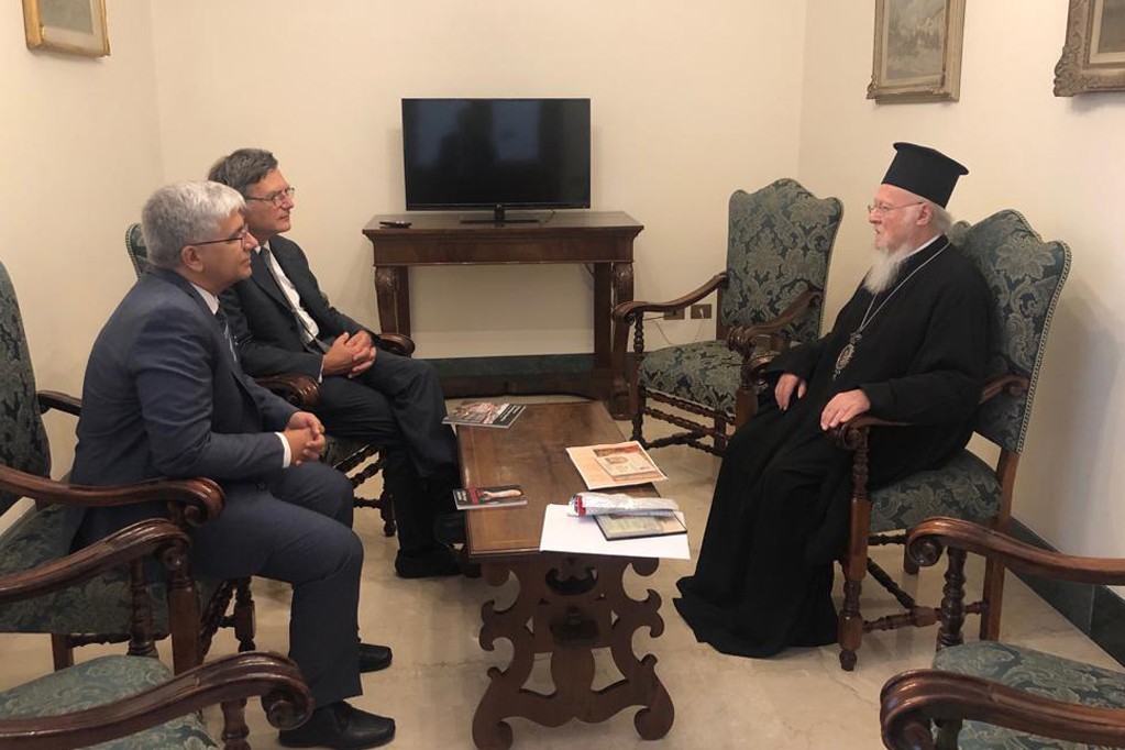 Meeting with the Patriarch Bartholomew I