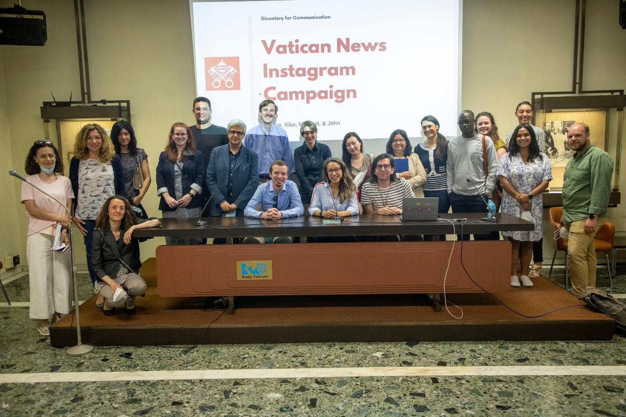 Incontro con i giovani comunicatori per il progetto "Faith Communication in the Digital World"