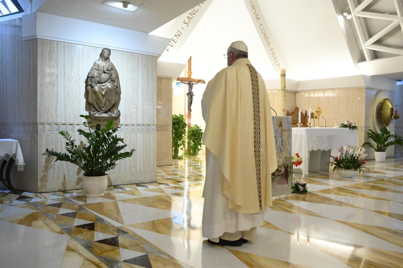 First anniversary of Pope's lockdown Masses broadcast live from Santa Marta