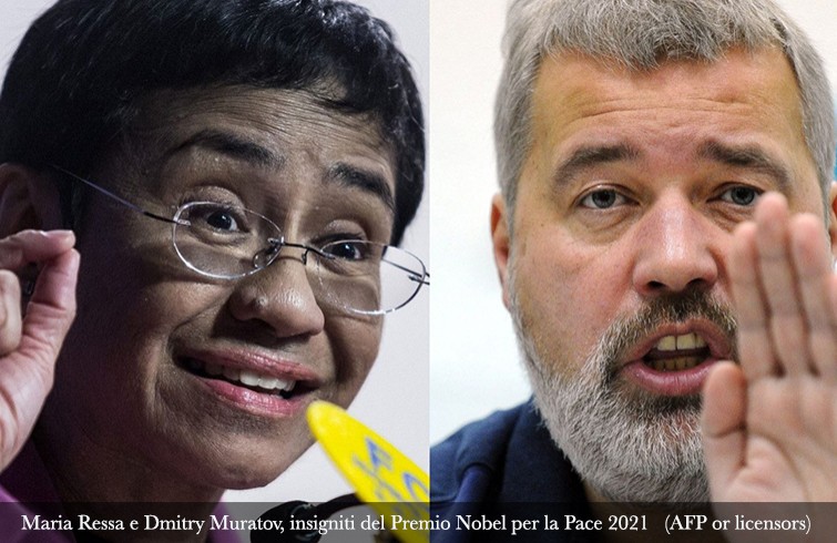 Premio Nobel per la Pace a due giornalisti