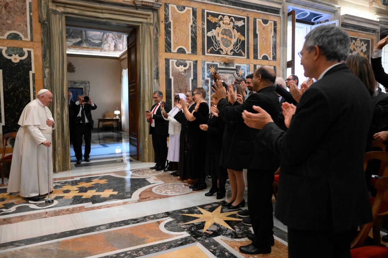 2022.11.12 Dipendenti, e Partecipanti all'Assemblea Plenaria, del Dicastero per la Comunicazione
