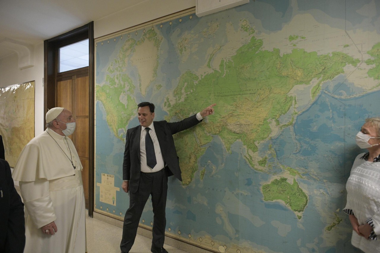2021.05.24 Visita alla ComunitÃ  di lavoro del Dicastero per la Comunicazione