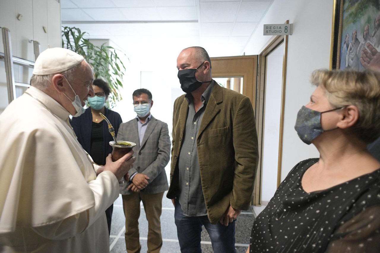 2021.05.24 Visita alla ComunitÃ  di lavoro del Dicastero per la Comunicazione