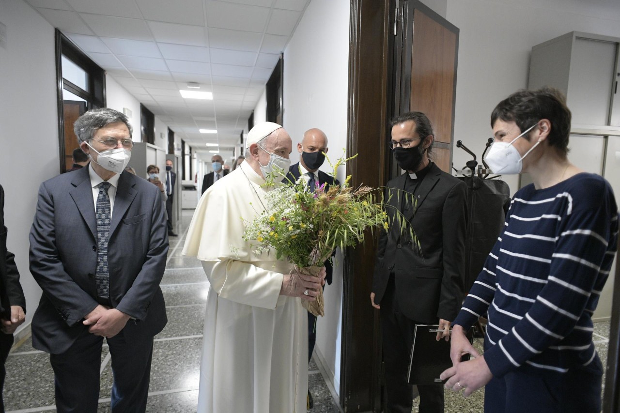 2021.05.24 Visita alla ComunitÃ  di lavoro del Dicastero per la Comunicazione